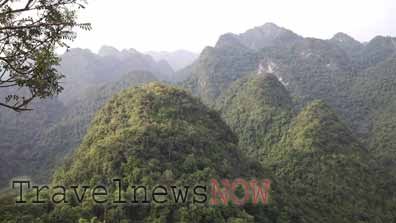 Captivating mountains at the Bao Dong Mountain