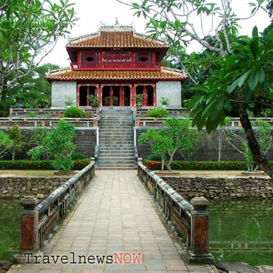 King Minh Mang's tomb in Hue, Vietnam