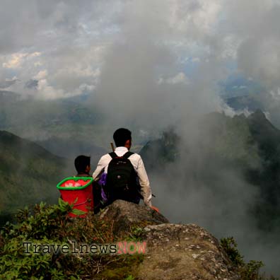 Sublime nature at Ky Quan San Mountain (Bach Moc Luong Tu Mountain), Lao Cai, Vietnam