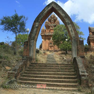 The Po Klong Garai Cham Towers in Phan Rang Thap Cham, Ninh Thuan, Vietnam