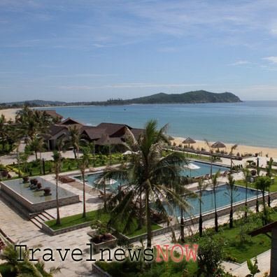 A luxury beach resort on the Sa Huynh Beach in Quang Ngai Vietnam
