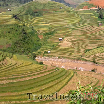 Amazing rice terraces at Mu Cang Chai, Yen Bai, Vietnam
