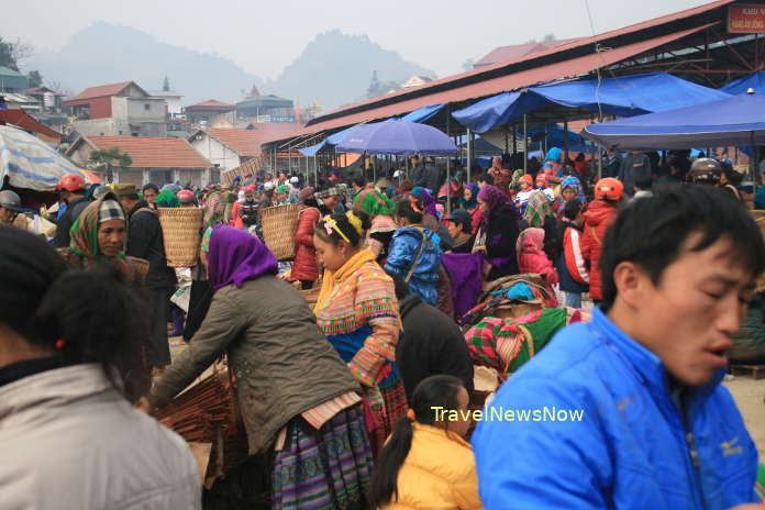 The Ethnic Sunday Market at Bac Ha, Lao Cai, Vietnam