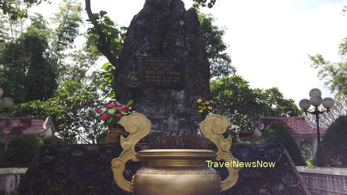 The former French outpost at Phu Thong, deep into Viet Minh's liberated zone which was a site of major battles between the French and the Viet Minh