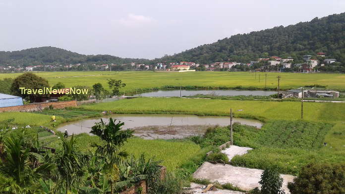 Idyllic countryside at Tien Du District, Bac Ninh Province