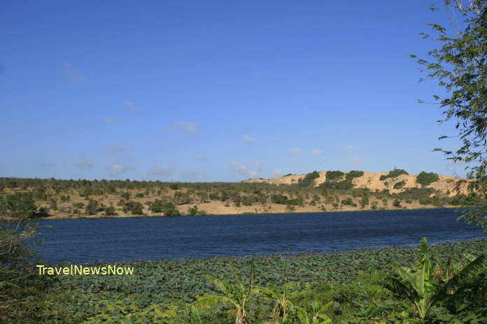 The Bau Trang (Bau Sen) Lake in Bac Binh, Binh Thuan Province