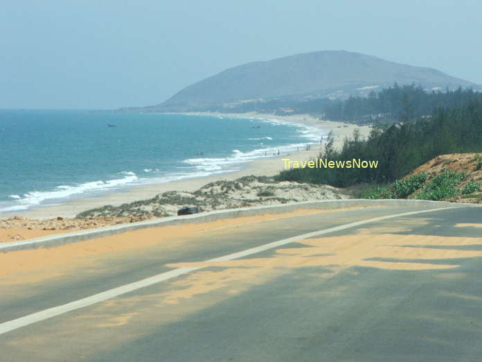 The Hon Rom Beach in Mui Ne, Phan Thiet, Binh Thuan, Vietnam