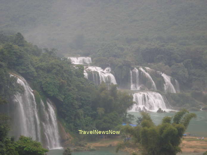 The Ban Gioc Waterfall in Cao Bang, Vietnam