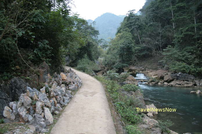 Entrance to the Pac Bo Historical Relics in Ha Quang, Cao Bang