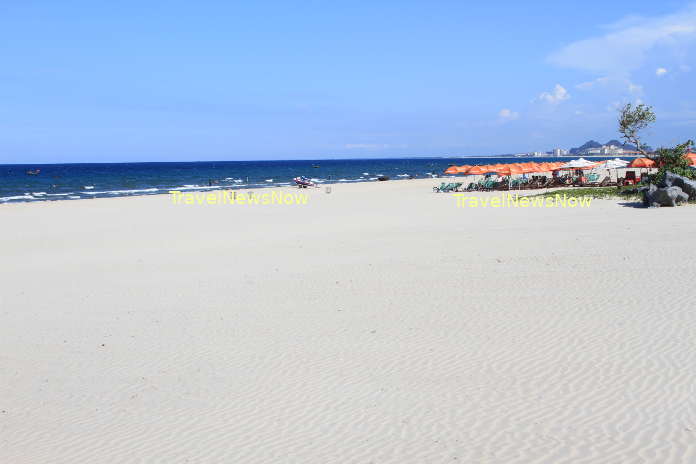 The Non Nuoc Beach in Da Nang Vietnam