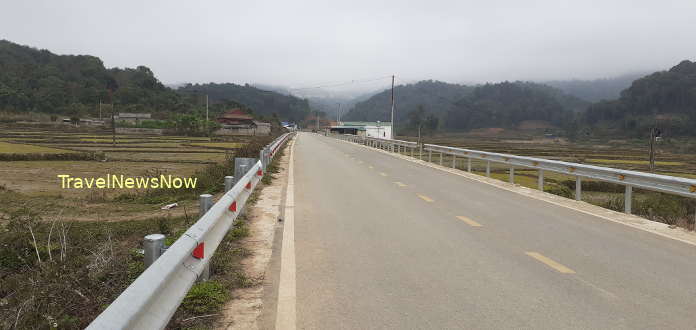 A great road at Muong Phang