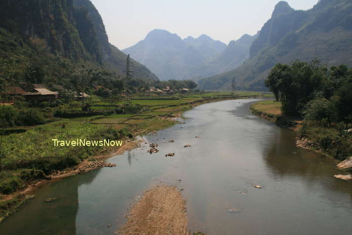 Spectacular landscape around the Tham Pua Cave in Tuan Giao, Dien Bien Province