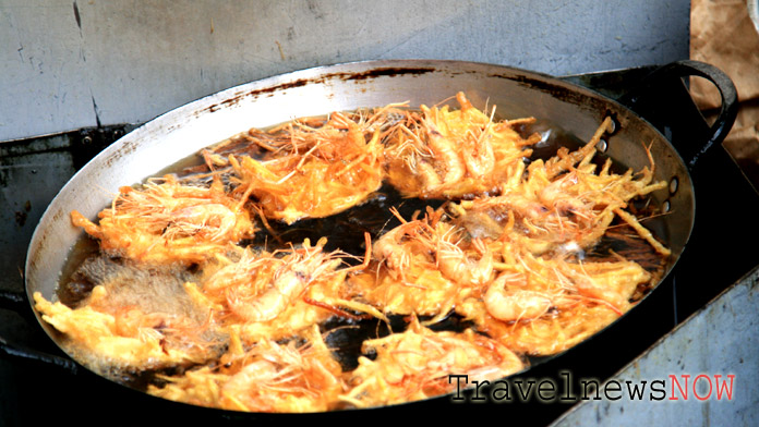 Crispy shrimp pastry