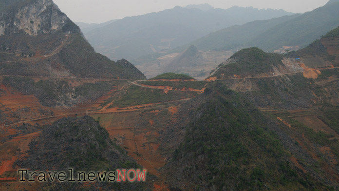 Rocky Mountains at Lung Cu, Dong Van Plateau, Ha Giang, Vietnam