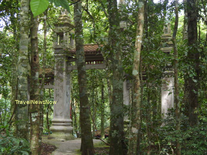 Den Thuong Temple at the Ba Vi National Park