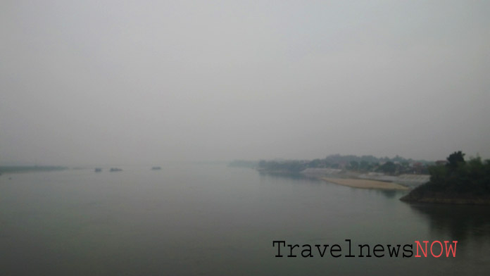 The Da River at the Trung Ha Bridge between Son Tay and Phu Tho