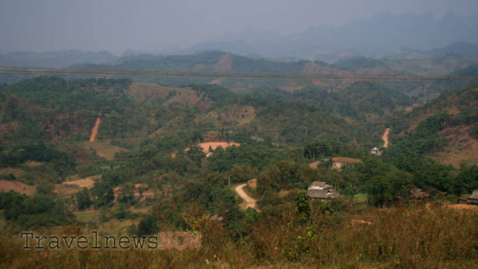 Mountains in Hoa Binh, Vietnam