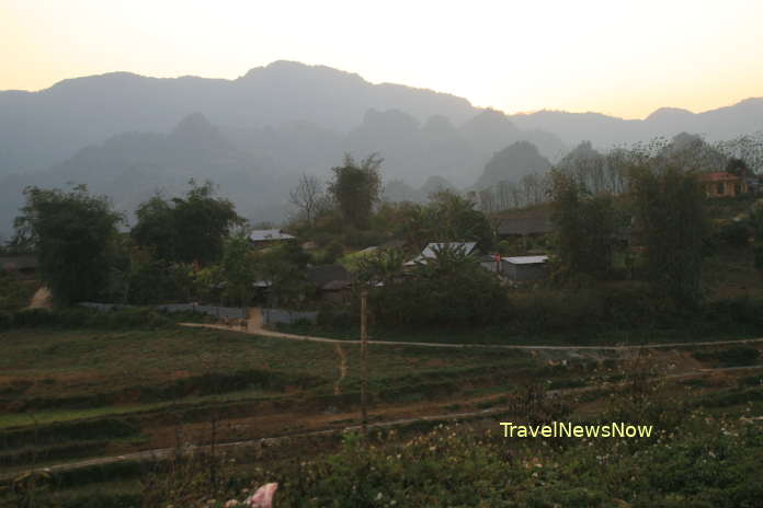 Gia Khau Village, a Hmong community, on the outskirt of Lai Chau City