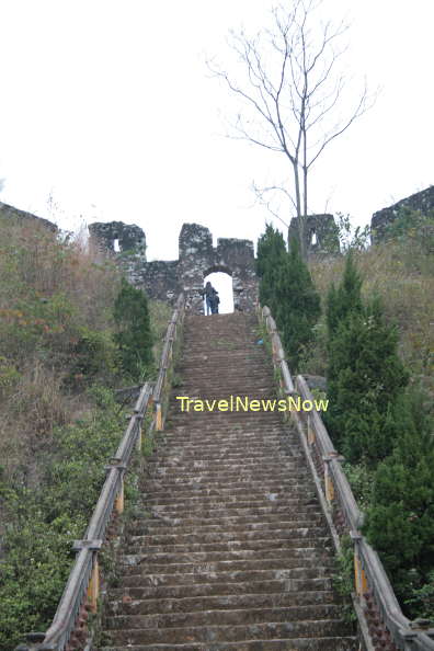 Remains of the Mac Citadel on the To Thi Mountain, in Lang Son City