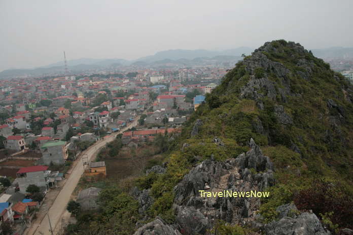 The To Thi Mountain in the heart of Lang Son City with lovely views of the surroundings