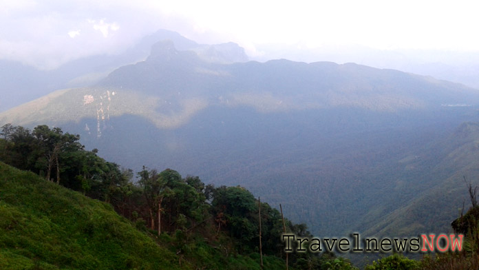 Nhiu Co San Mountain, View looking from a trek to the summit of Lao Than Mountain in Bat Xat, Lao Cai