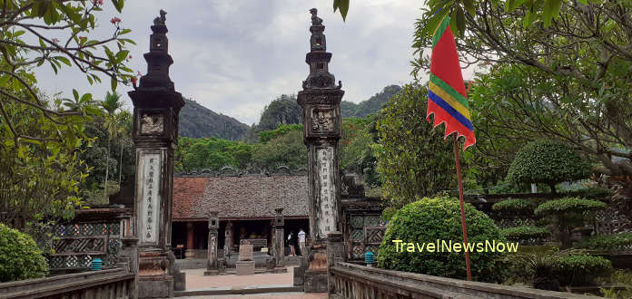 The Dinh Temple at Hoa Lu Ancient Capital in Ninh Binh Vietnam