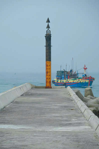 A lighthouse on the Ly Son Island