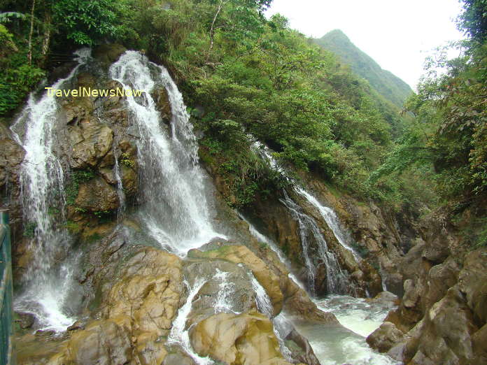 The Cat Cat Waterfall in Sapa