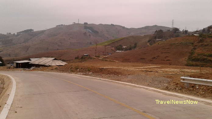 National Road 37 via which we can travel from Son La City to Ta Xua