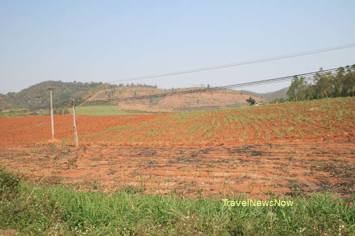 The Na San Plateau in Son La Province, Vietnam