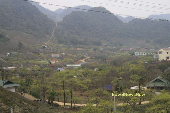 A lovely Hmong Village on the Moc Chau Plateau in Son La Province