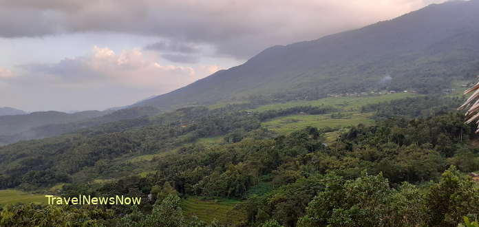 A side of the Pu Luong Mountain