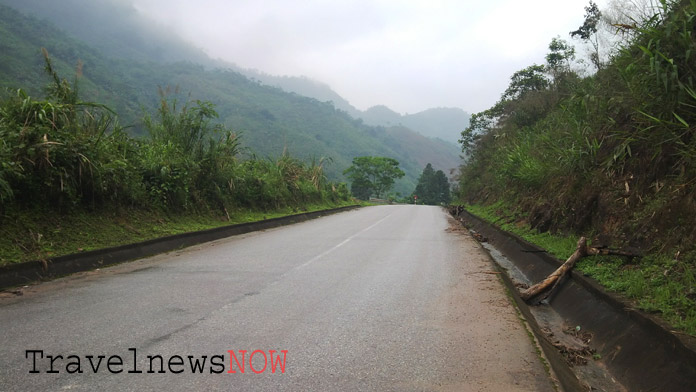 The Pass of Deo Khe between Phu Tho and Yen Bai, Vietnam