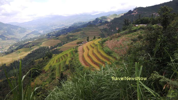 The sublime Che Cu Nha Village could be the starting point or ending point of the trekking tours to the summit of Mount Lung Cung Yen Bai Vietnam