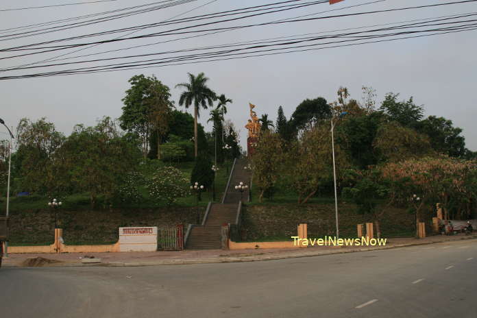 A former French stronghold at Nghia Lo, sites of several battles between the French and the Viet Minh during the Franco-Viet Minh War