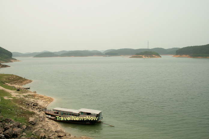 Thac Ba Reservoir in Yen Binh and Luc Yen Districts of Yen Bai Province