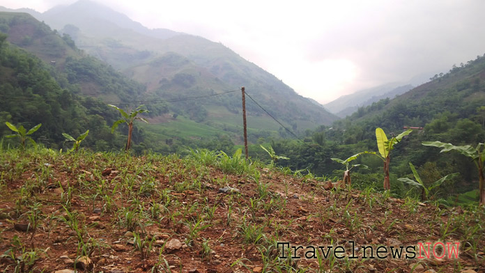 Mountains at Tram Tau, Yen Bai, Vietnam