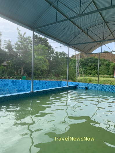 A hotspring amid mountains in Yen Bai where families and couples could have lovely adventure holidays