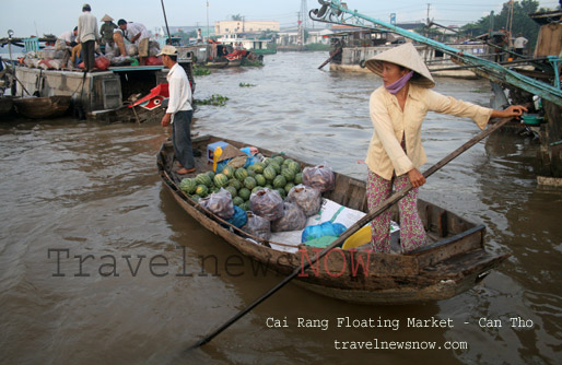 Can Tho Floating Market of Cai Rang, Vietnam