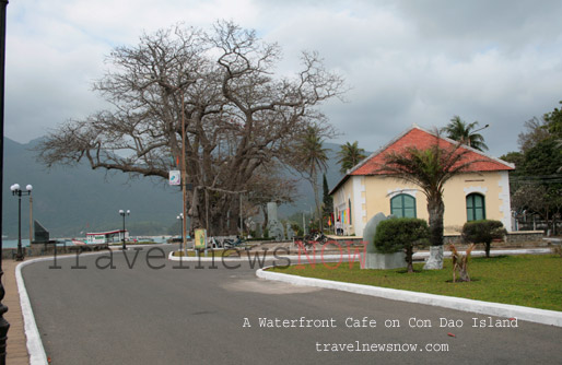 A cafe on Con Dao Island Vietnam