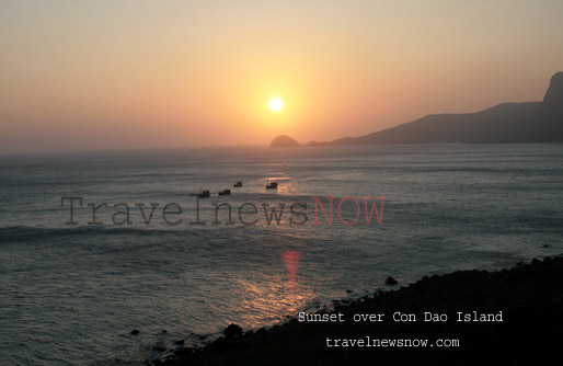 Sunset over Con Dao Vietnam