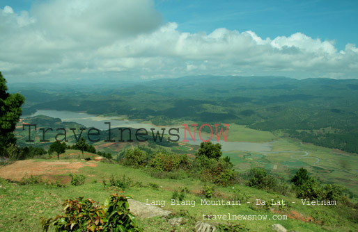 The Lang Biang Mountain in Da Lat, Vietnam