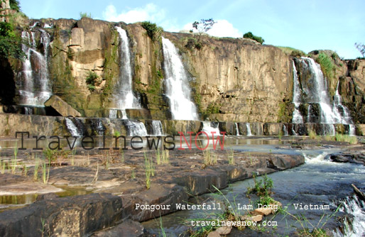 The Pongour Waterfall in Lam Dong - Vietnam