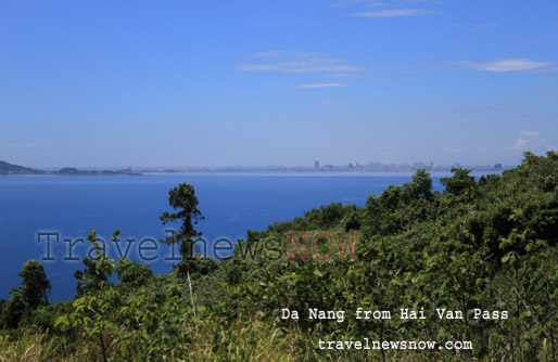 Da Nang Vietnam from Hai Van Pass