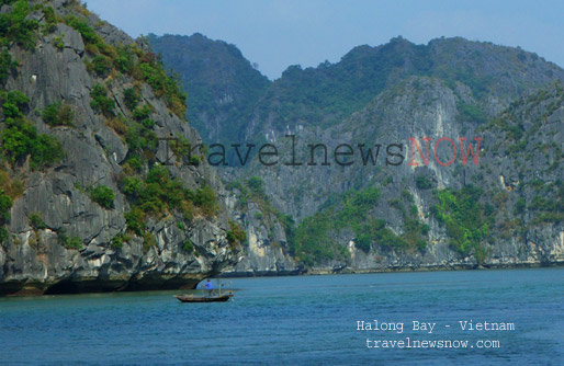 A little boat on Halong Bay Vietnam    A boat sailing in the wonder of Halong Bay, Vietnam A boat sailing in the wonder of Halong Bay, Vietnam     Dinh Huong Islet on Halong Bay Dinh Huong Islet on Halong Bay     Sunset over Halong Bay Vietnam Sunset over Halong Bay Vietnam