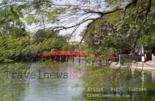 The Huc Bridge - Hanoi Vietnam