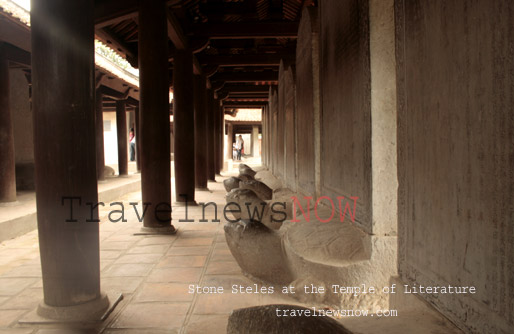 The Temple of Literature in Hanoi Vietnam