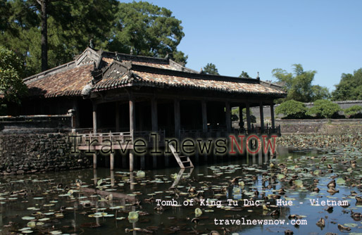 Tu Duc Tomb in Hue Vietnam