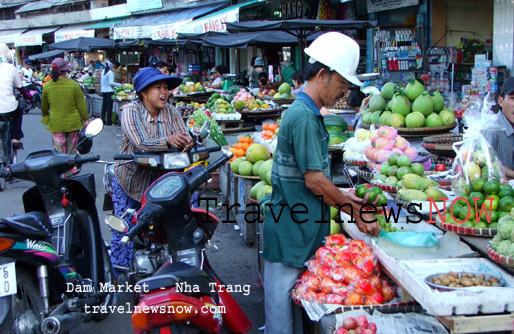 The Dam Market in Nha Trang Vietnam