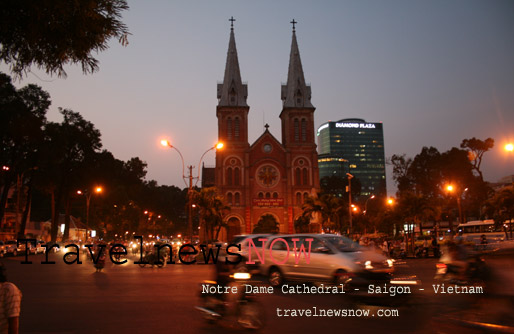 Central Saigon Ho Chi Minh City at night